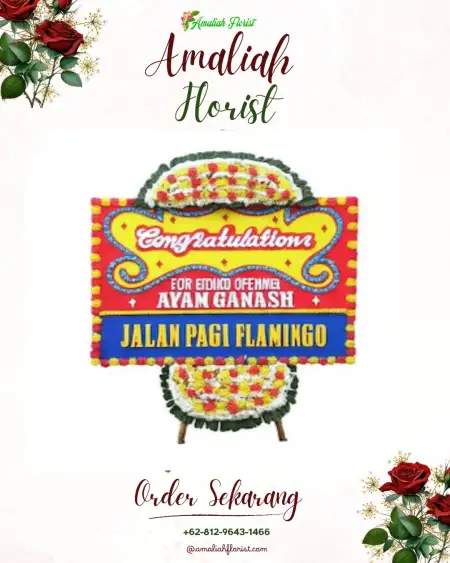 Sewa Papan Bunga Payung Batu